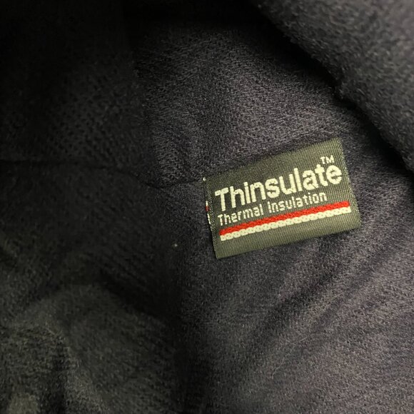 Vintage LL Bean Toggle Coat Men's XL Green Blue Tartan Plaid Wool USA Duffle - Picture 8 of 15